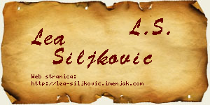 Lea Šiljković vizit kartica